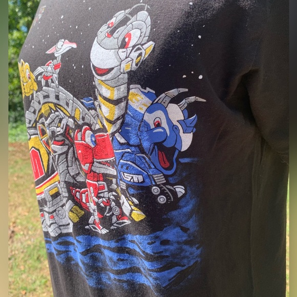 NWOT Funny Fusion/Hybrid “Power Rangers” meets “Land Before Time” Tee - Picture 10 of 14